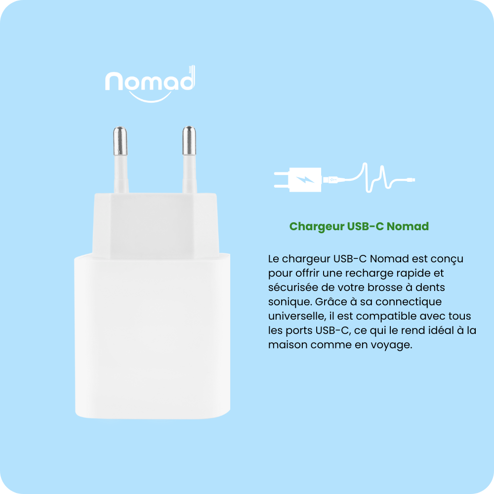 White USB Charger – Compact and Efficient